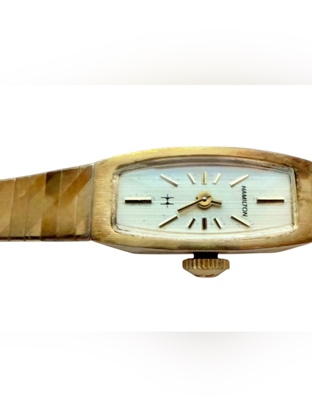 Vintage 1970s Ladies Hamilton 10K RGP Cocktail Watch 915477 - Picture 5 of 11